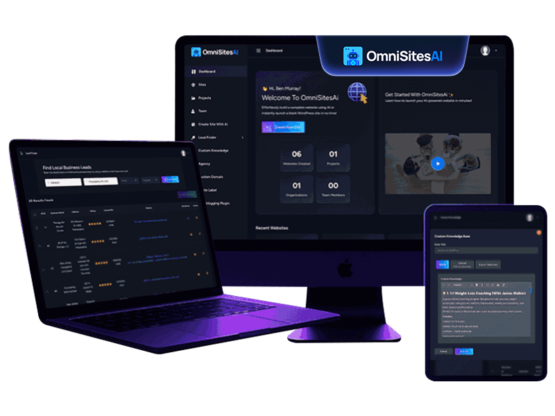 OmniSitesAI screenshot